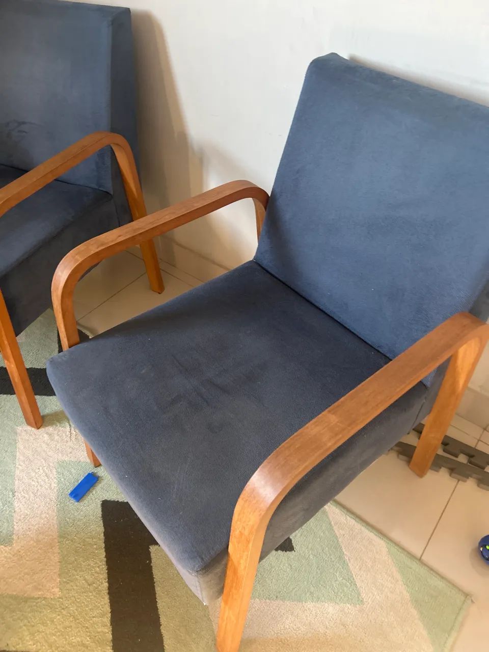 2 poltronas azuis  - Foto 3