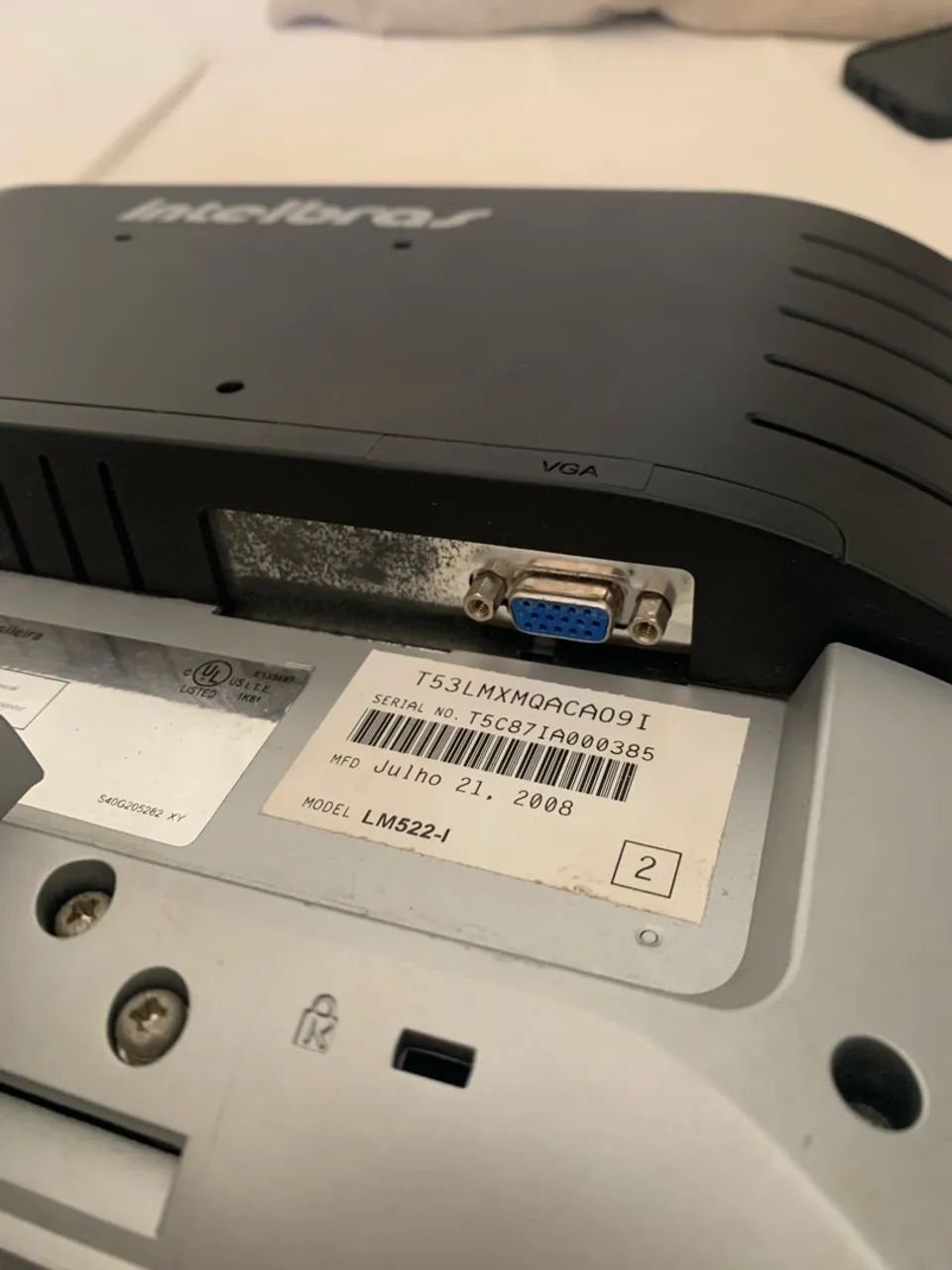 Monitor Intelbras 15 Polegadas VGA - Foto 4