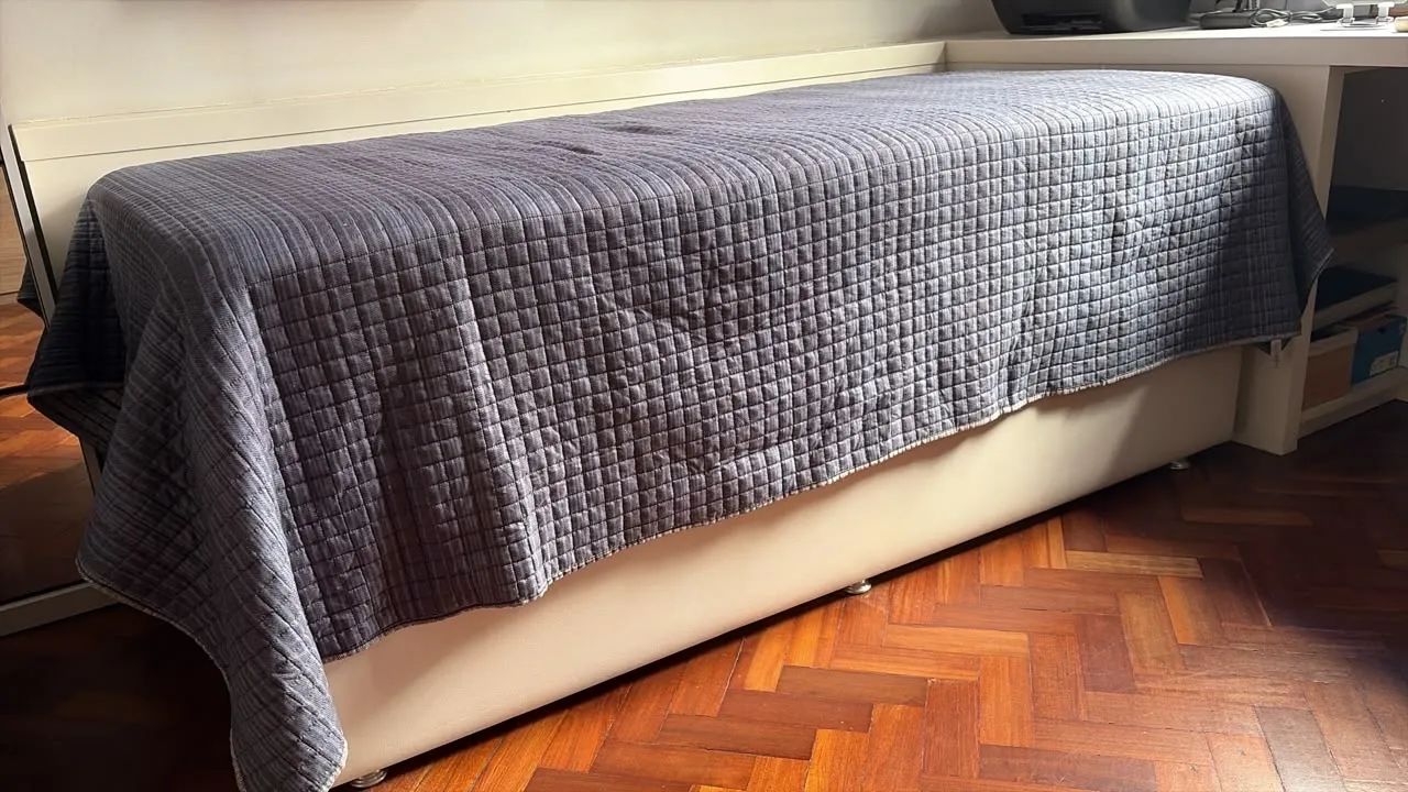 Cama box com colchão solteiro ortobom - Foto 3