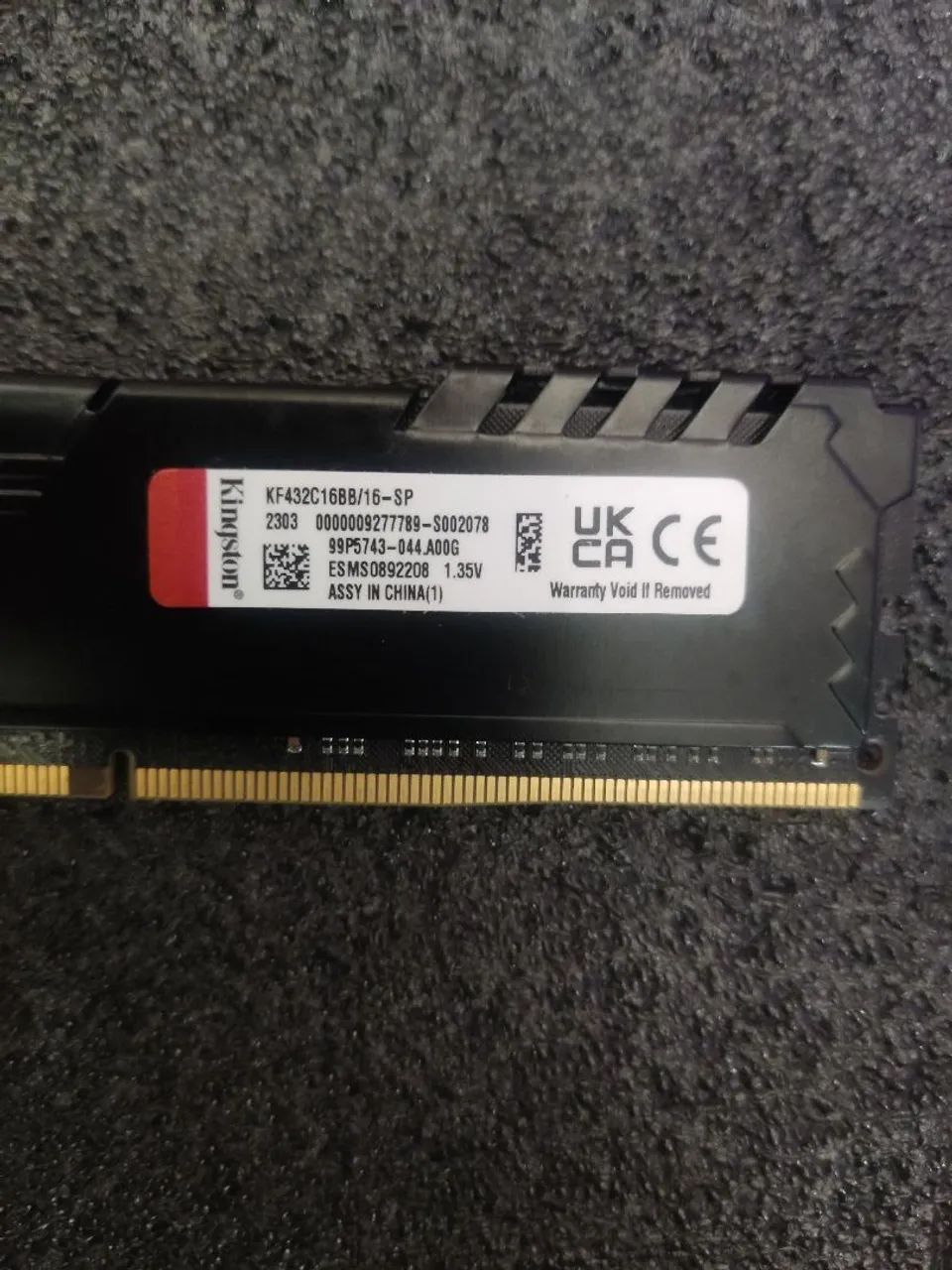 Memória RAM Kingston FURY Beast 16GB DDR4 3200MHz CL16 (Testada 100% OK) - Foto 2