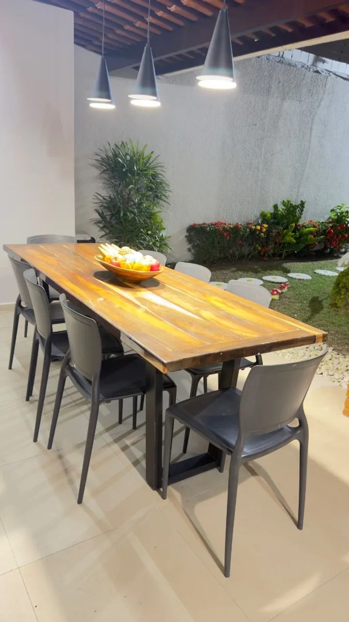 Mesa com 8 cadeiras - Foto 2