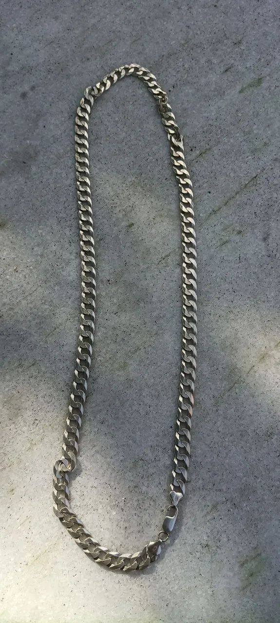 Cordão de prata n° 925 