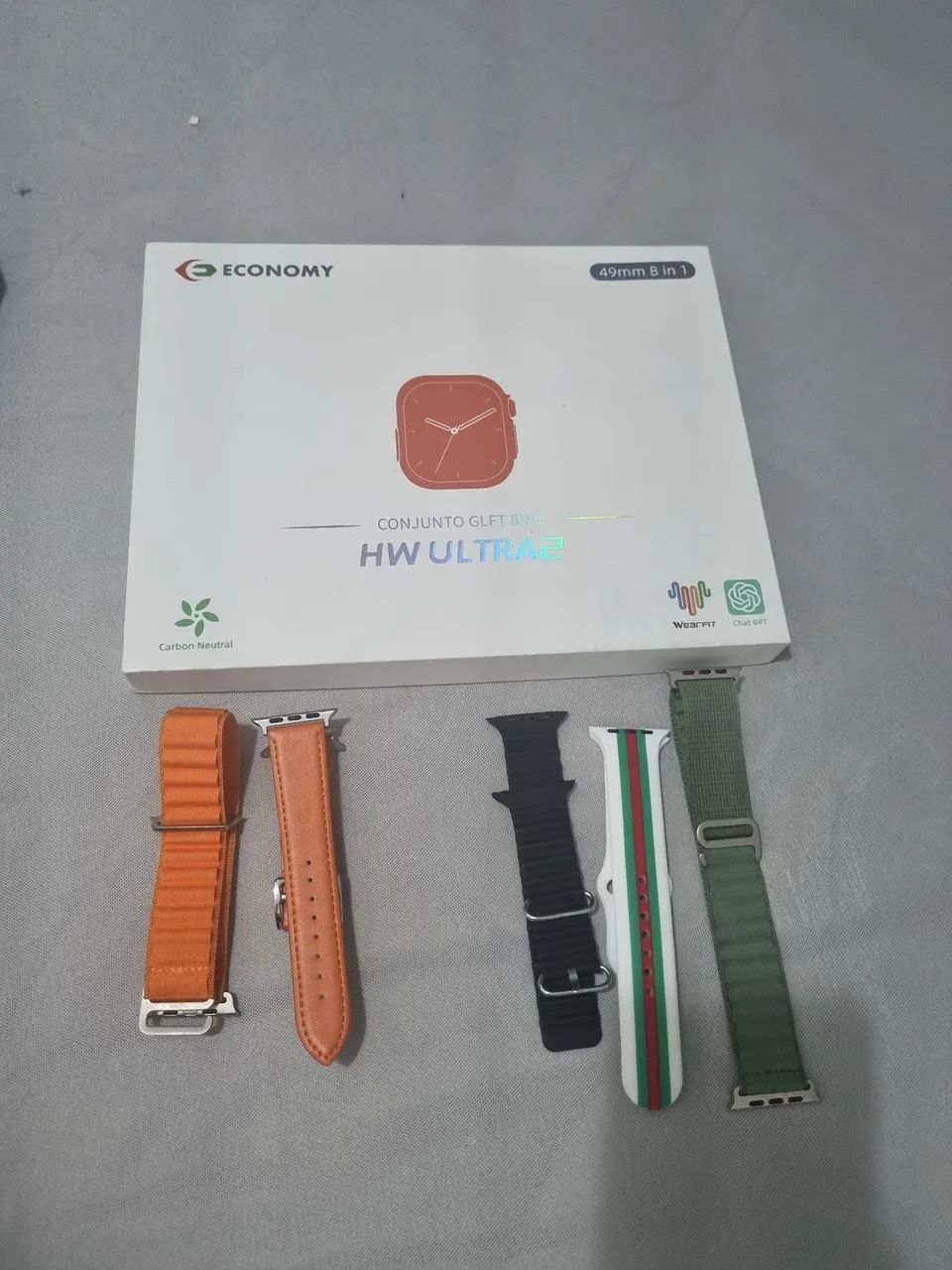Kit com 5 Pulseiras 49mm - Compatível com HW Ultra 2