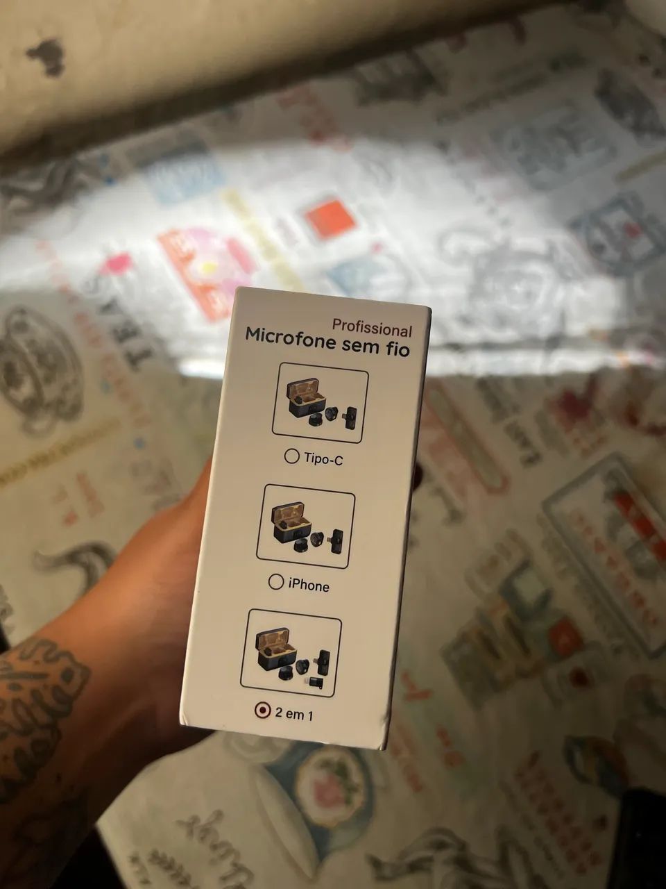 Microfone sem fio NOVO65724023893761123
