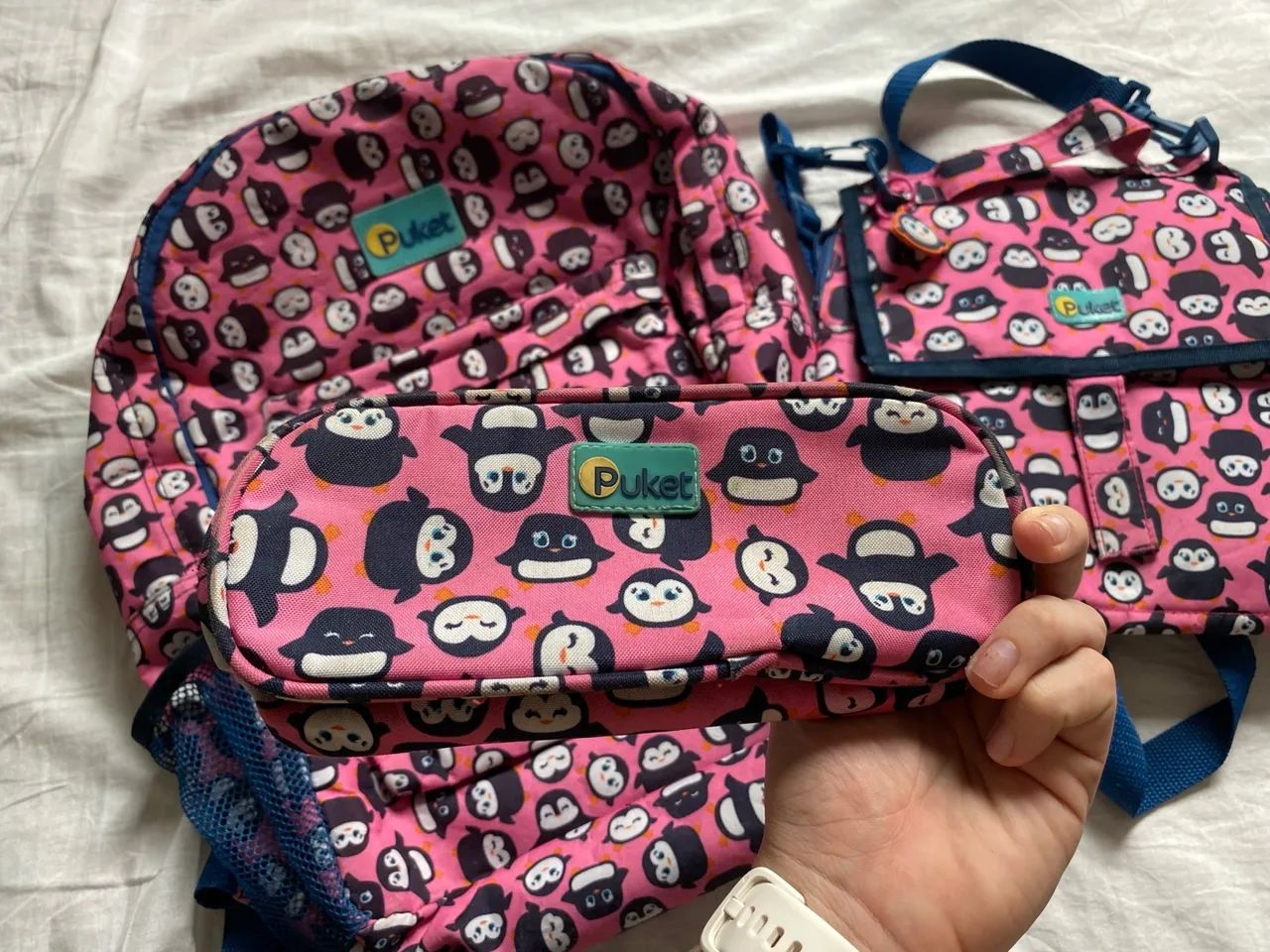 Kit Puket - mochila, lancheira e estojo - Foto 2