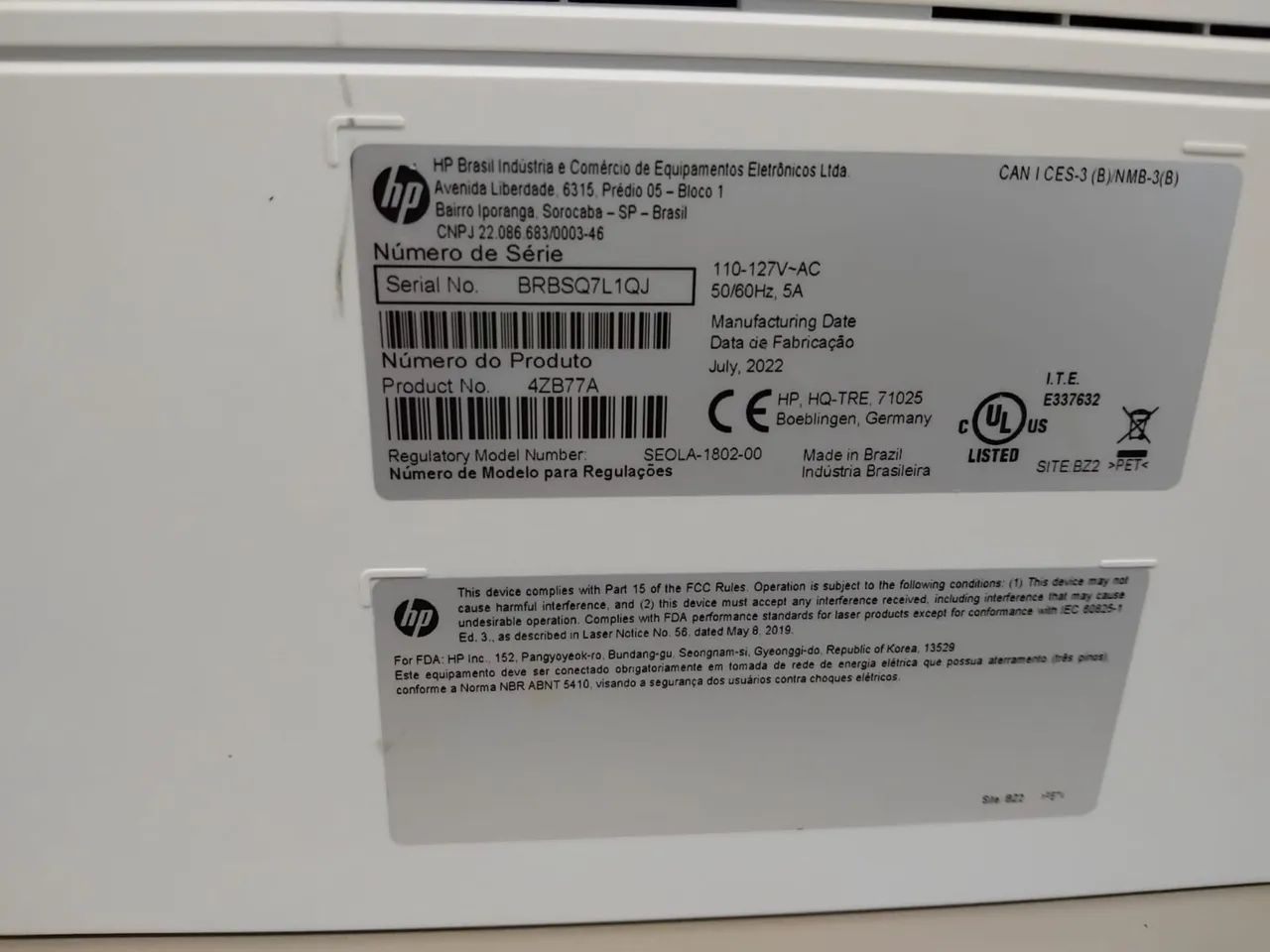 Impressora HP a Laser (Monocromática) - Foto 3