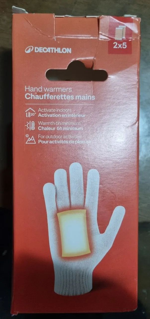 Aquecedor de mãos Decathlon - 2 Caixas
