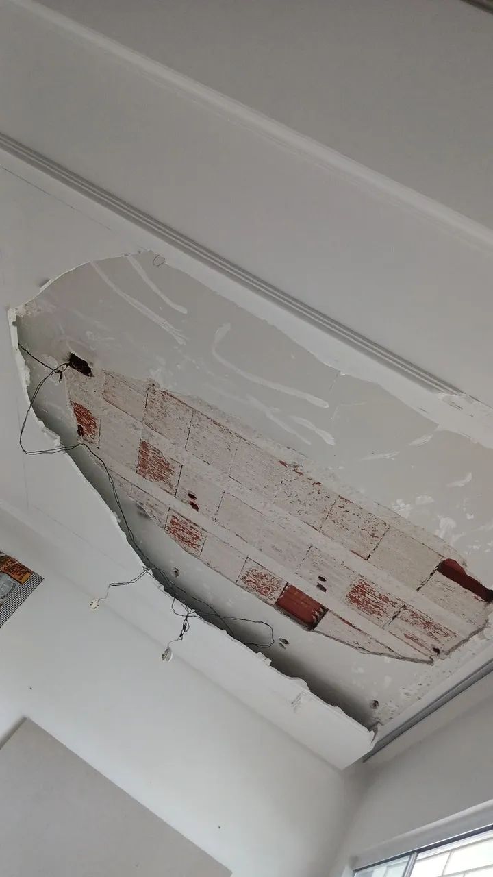Gesso drywall cinema moldura