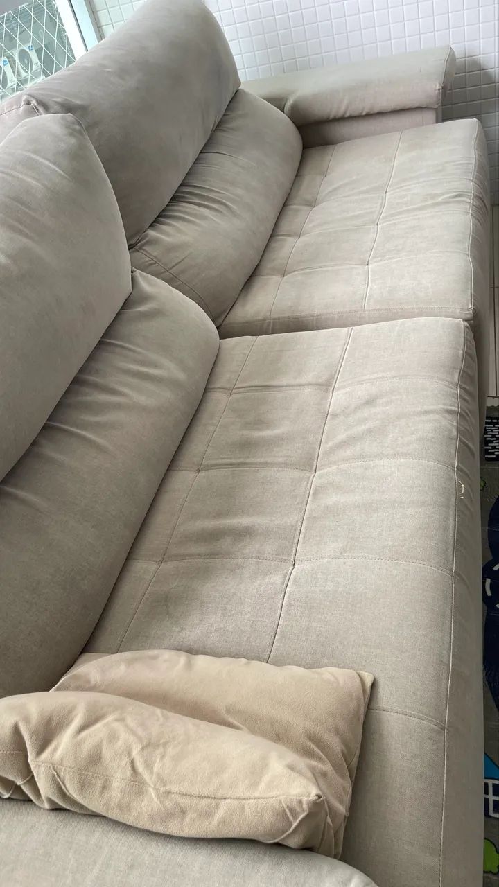 Sofá 2,70 em linho - Foto 3