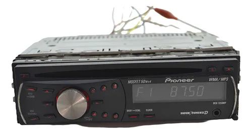 Radio Som Original Pioneer Mosfet 50wx4 Deh-1250mp Preto - Peças