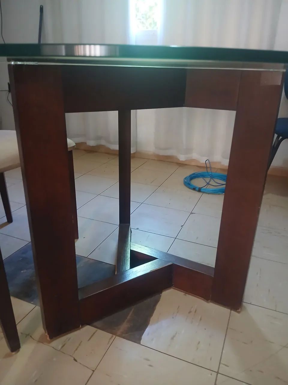 Mesa de vidro redonda - Foto 2