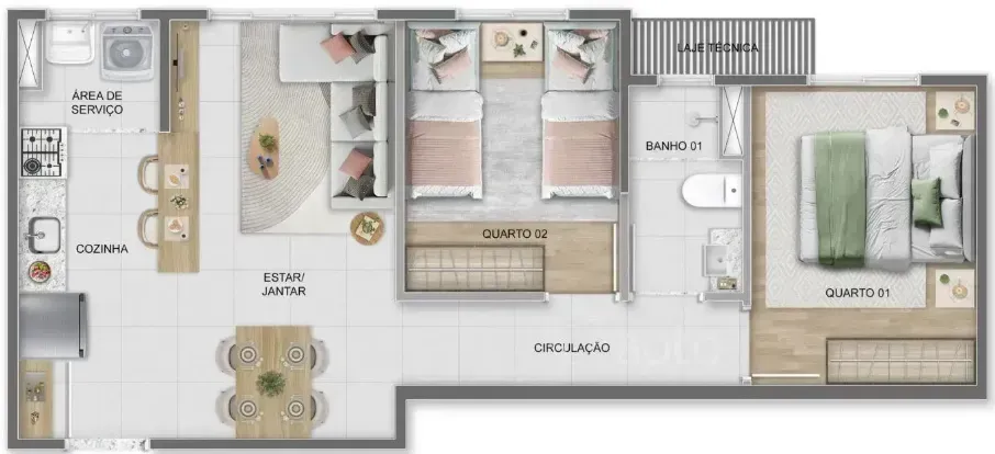 PLANTA 50m²