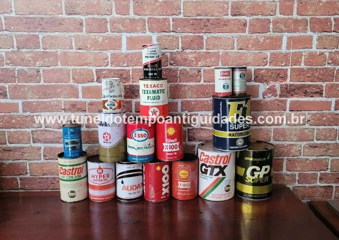 Latas Óleo Antigas
