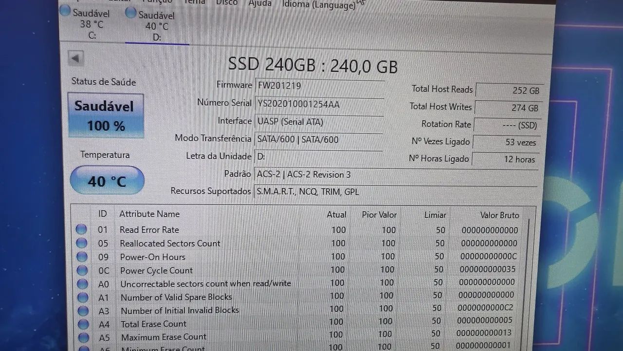 SSD M.2 SATA 2242 240gb - Foto 3