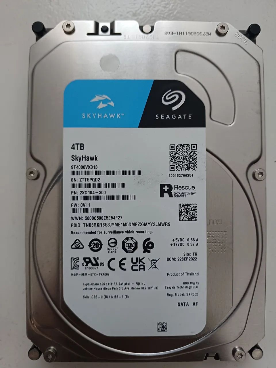Hd seagate 4TB skyhawk cftv dvr nvr cpu  - Foto 3