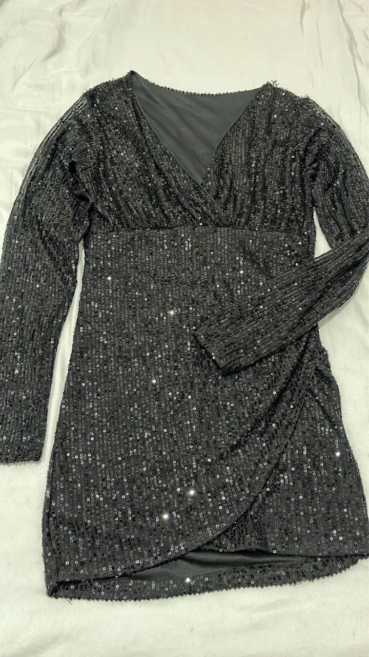 Vestido curto paête - Foto 3