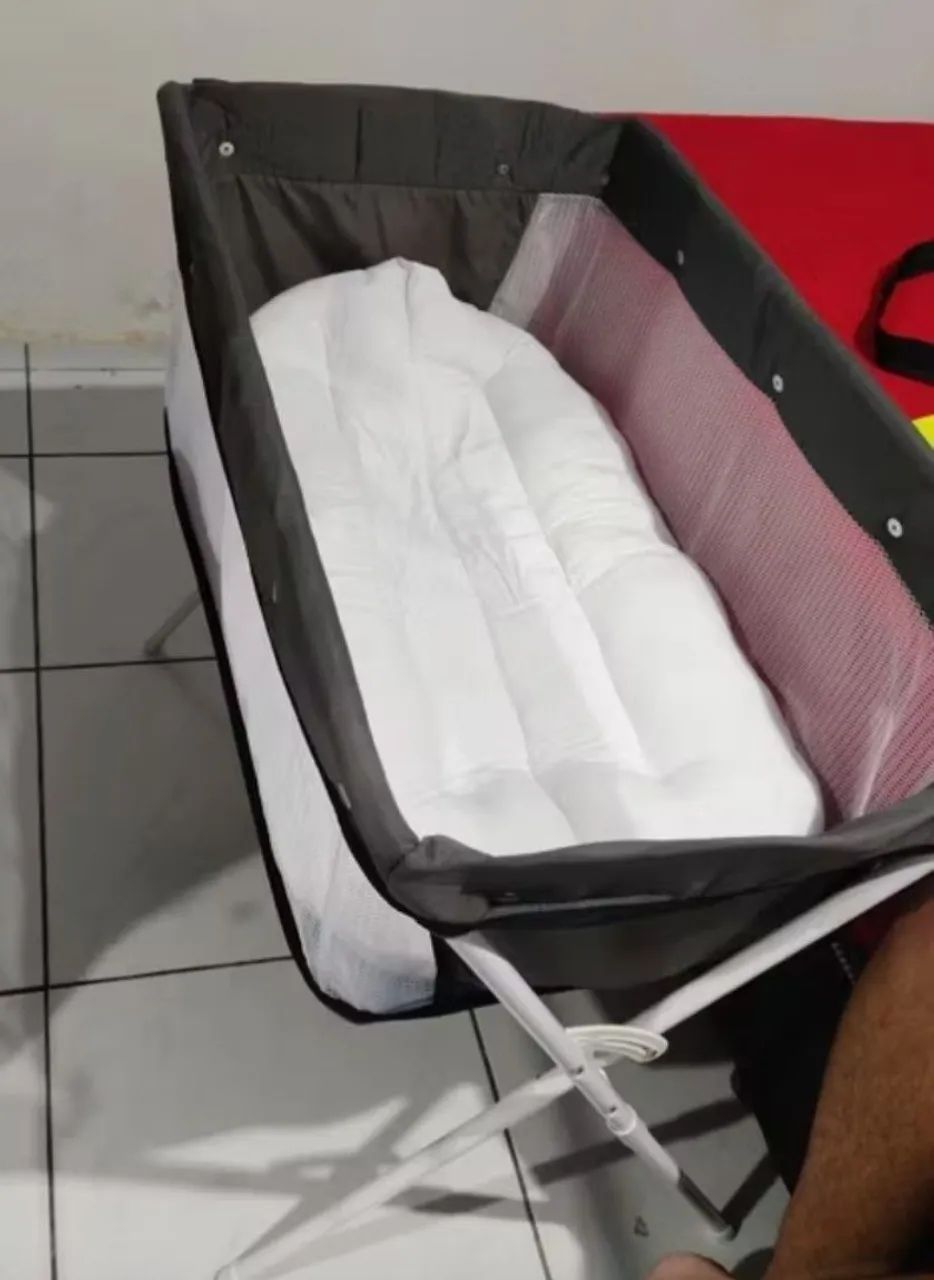 BERÇO PORTÁTIL COM NINHO E MOSQUITEIRO  - Foto 5