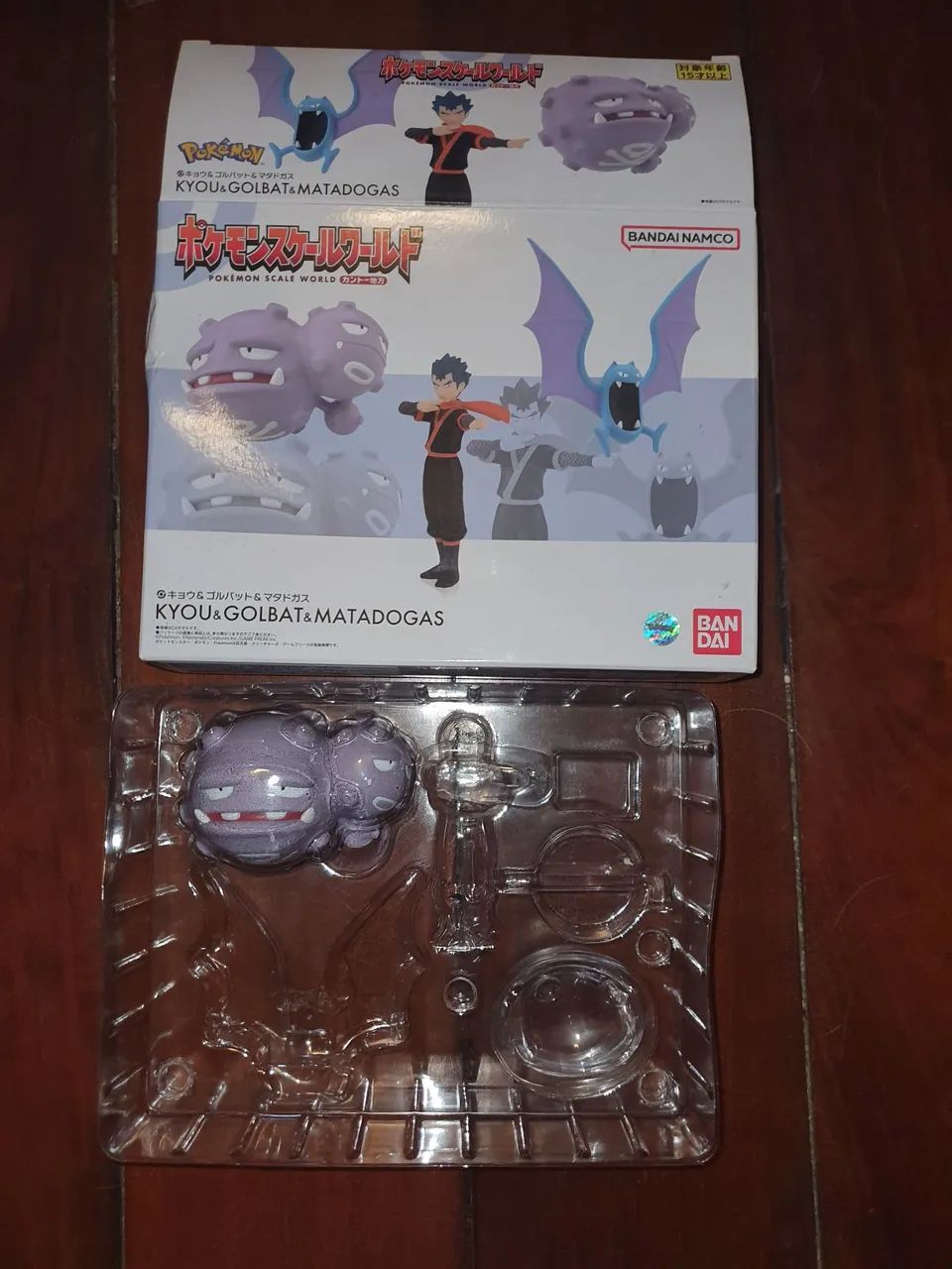 Pokémon Weezing original Scaleworld bandai com caixa