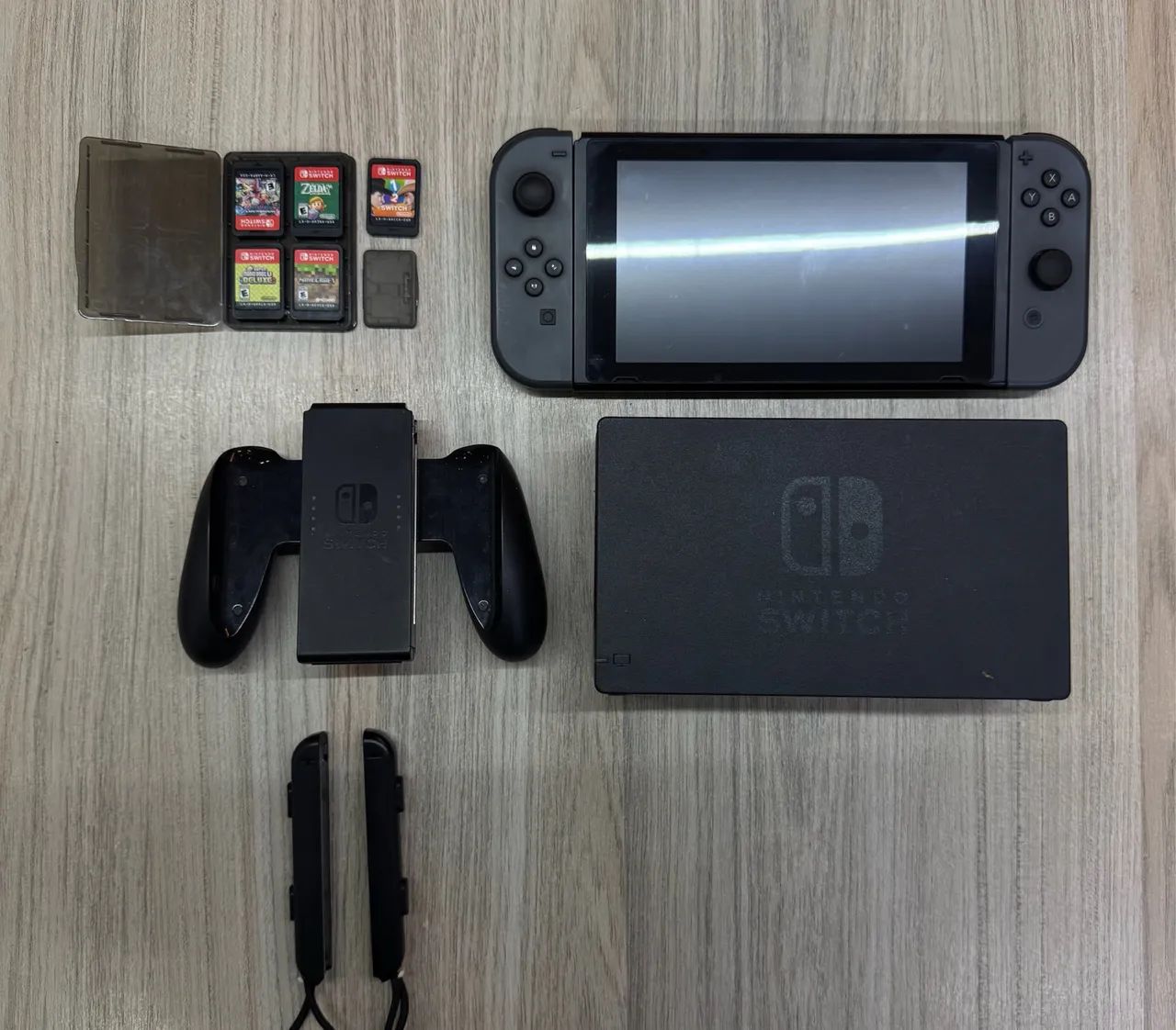 NINTENDO SWITCH + 5 com JOGOS físicos originais! + ACESSÓRIOS ...