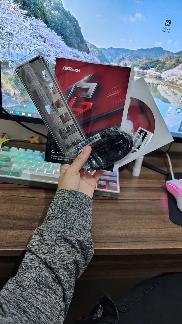PLACA MÃE B550M PHANTOM GAMING 4 - Foto 4