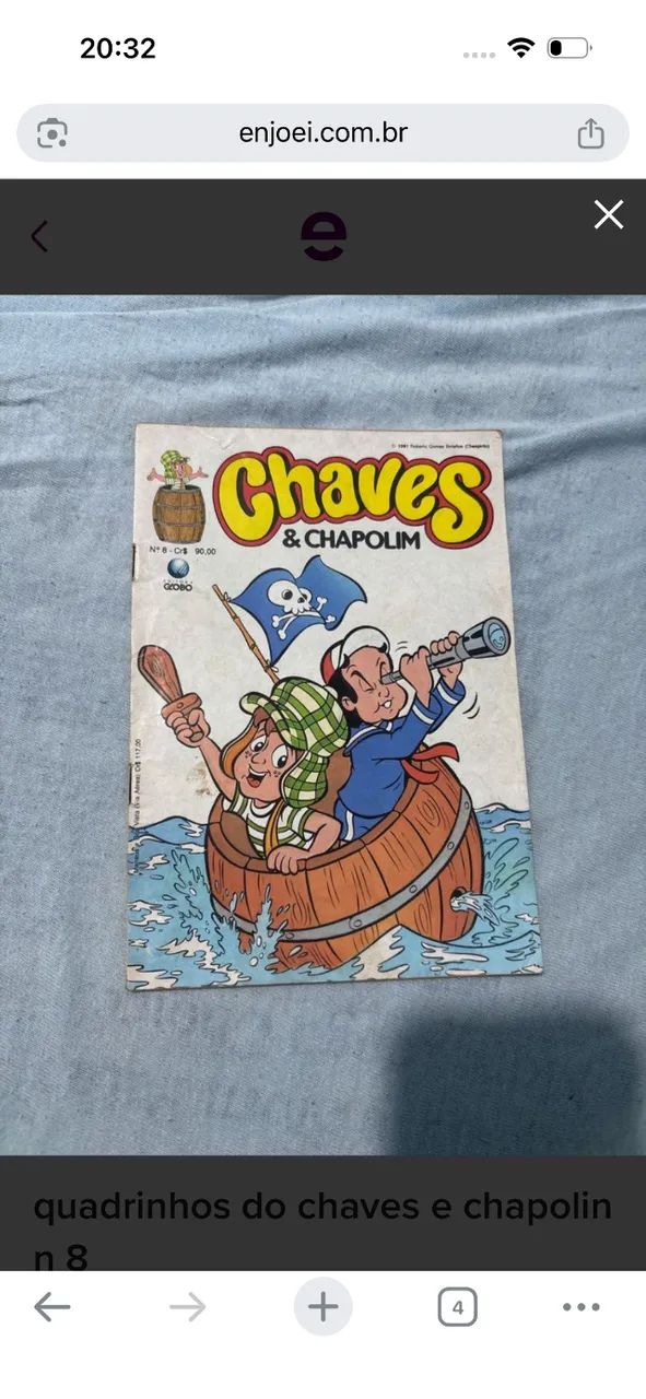 quadrinhos do chaves e chapolin n 8