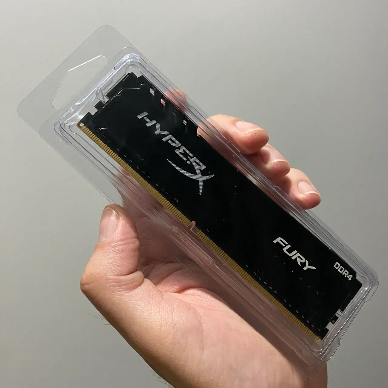 Memória Ram 8GB DDR4 2666MHz CL 16 Kingston HyperX Fury Preta HX426C16FB3/8 ( 1 x 8GB )