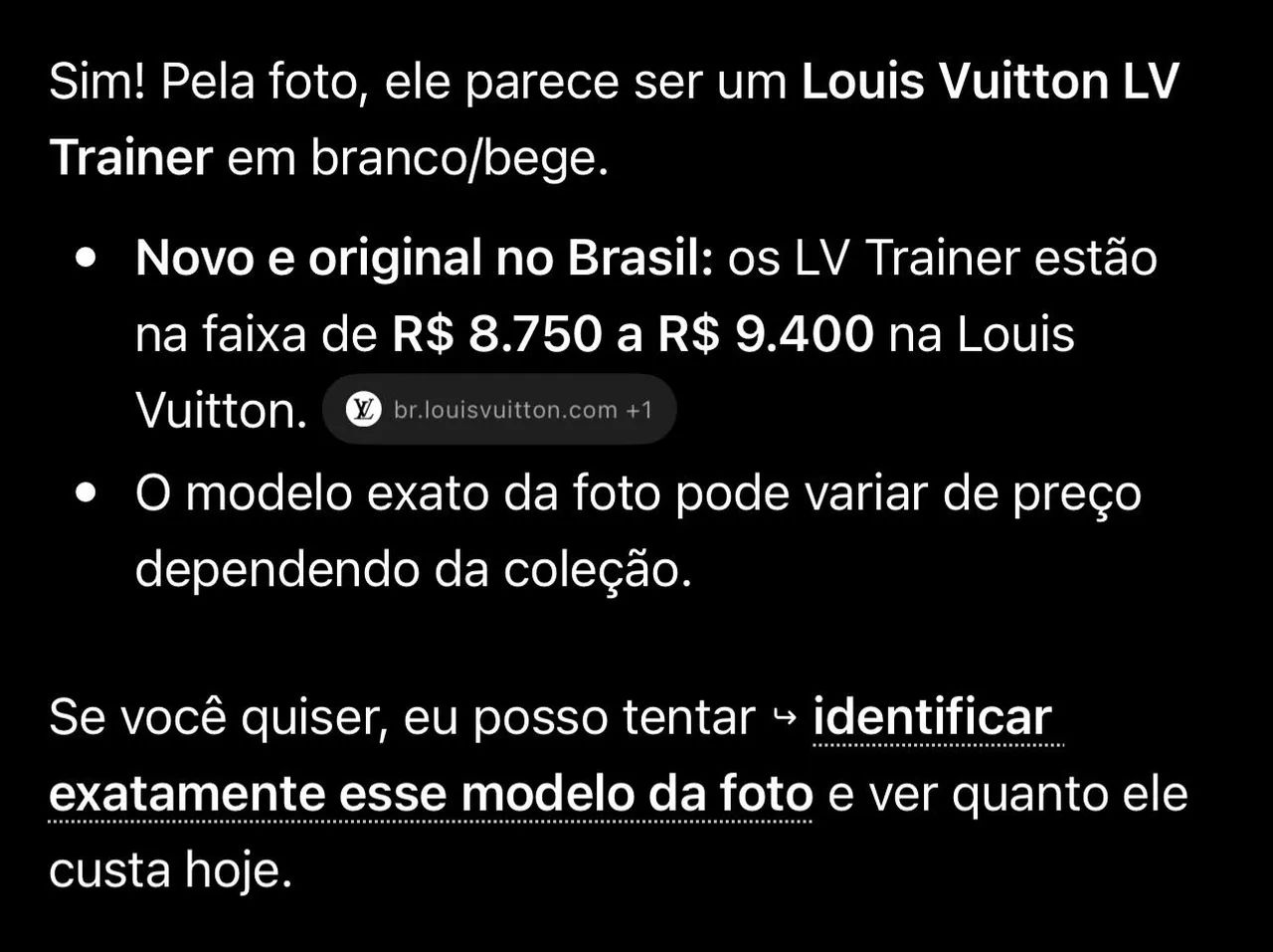 Tênis Louis Vuitton ( Original)