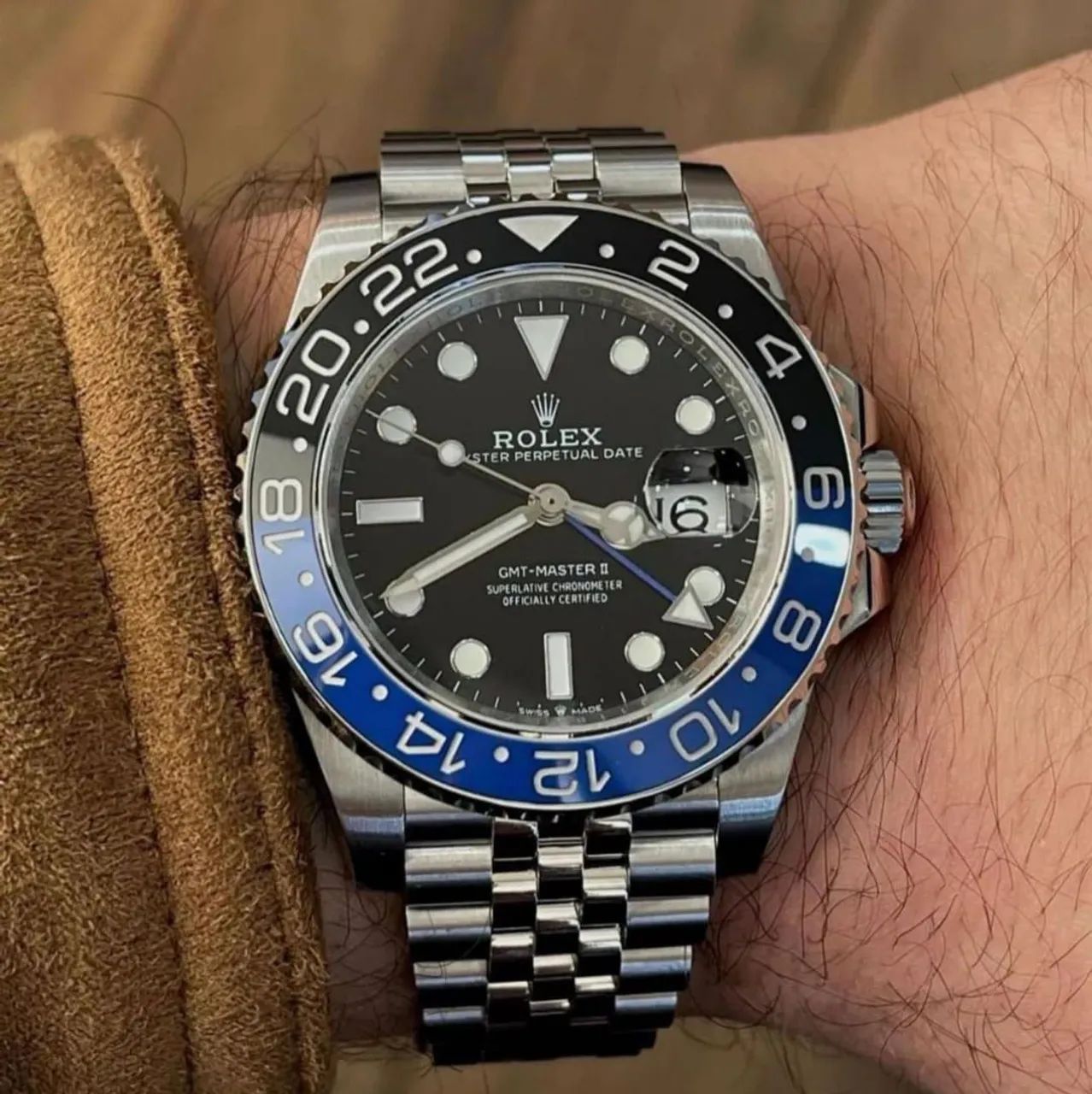 Rolex GMT-MASTER ll Batman Linha Premium AAA+ Automático aço 904L