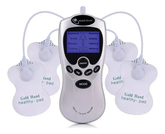 Massageador Elétrico Portátil Digital Therapy Cinza B - Foto 3