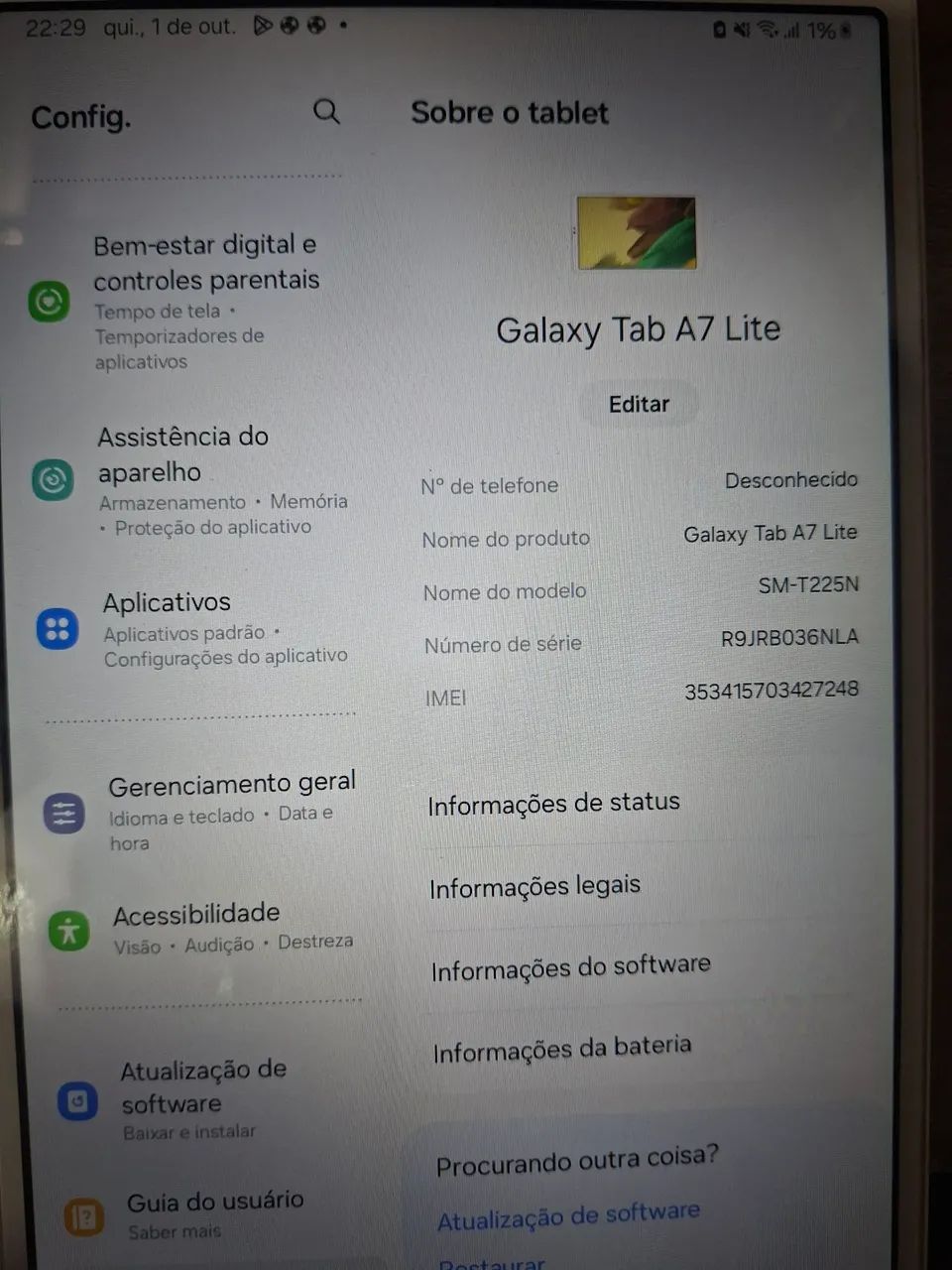 Galaxy Tab A7 Lite - Foto 3