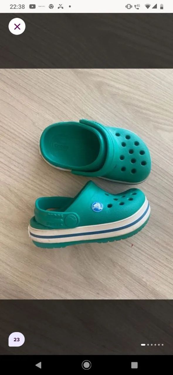 Crocs infantil original 