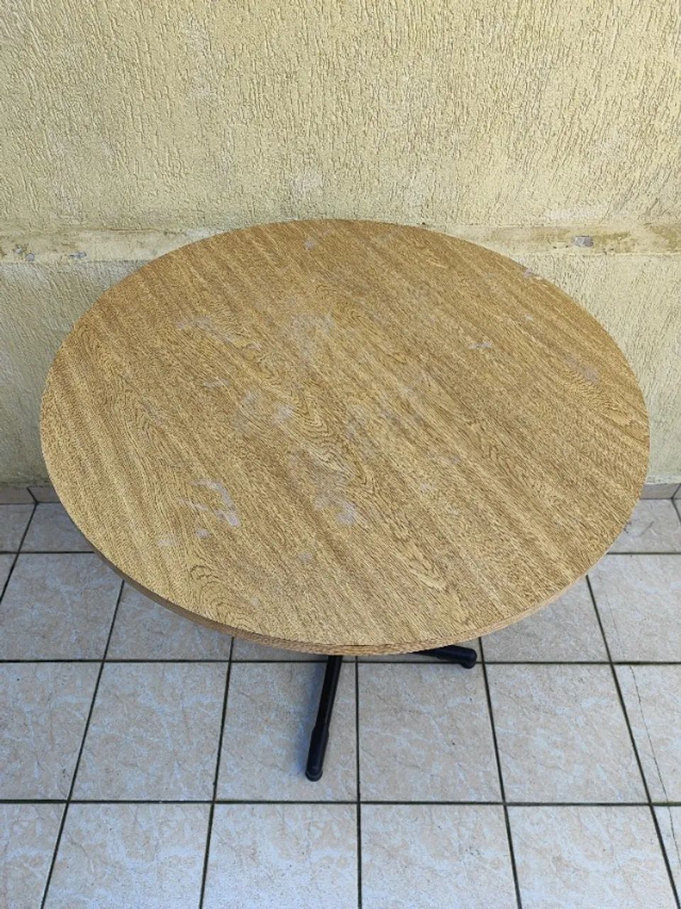 Mesa Bistrô Bar Alta Redonda com Tampo Giratório - Foto 2