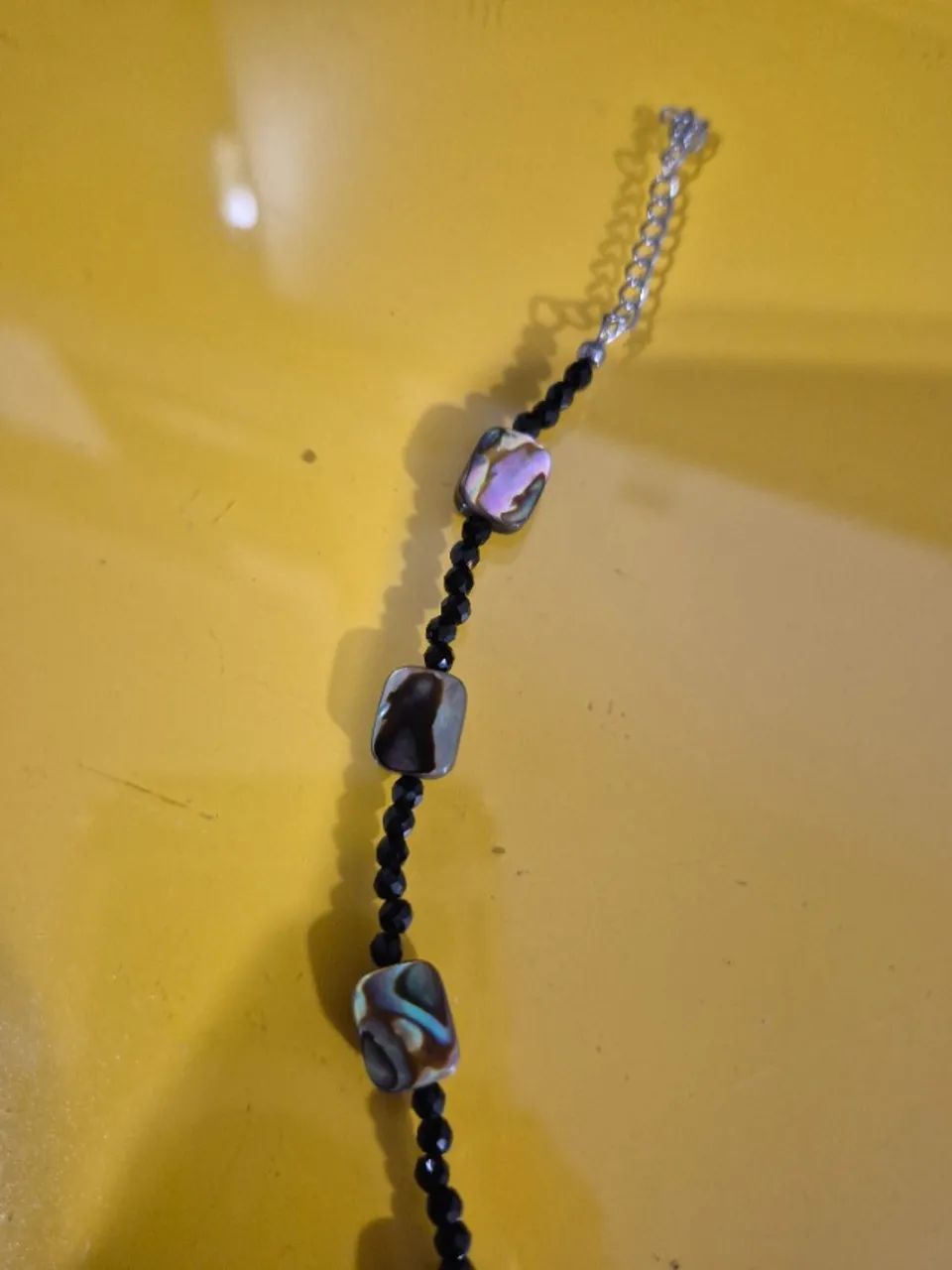 Pulseira de abalone genuína - Foto 2