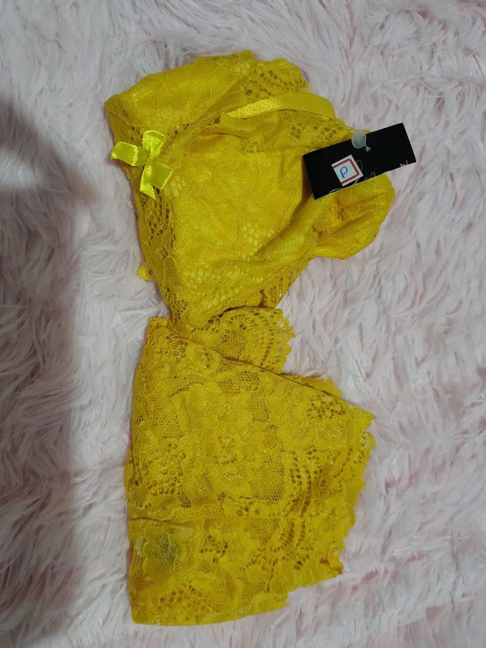 Conjunto de lingerie sem bojo Tam P - Foto 3