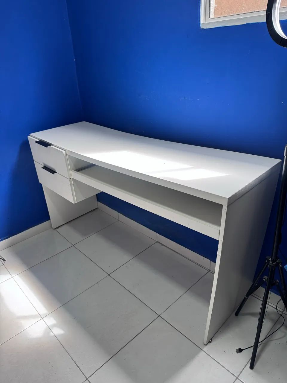 Bancada MDF 2 gavetas 1 puxada 