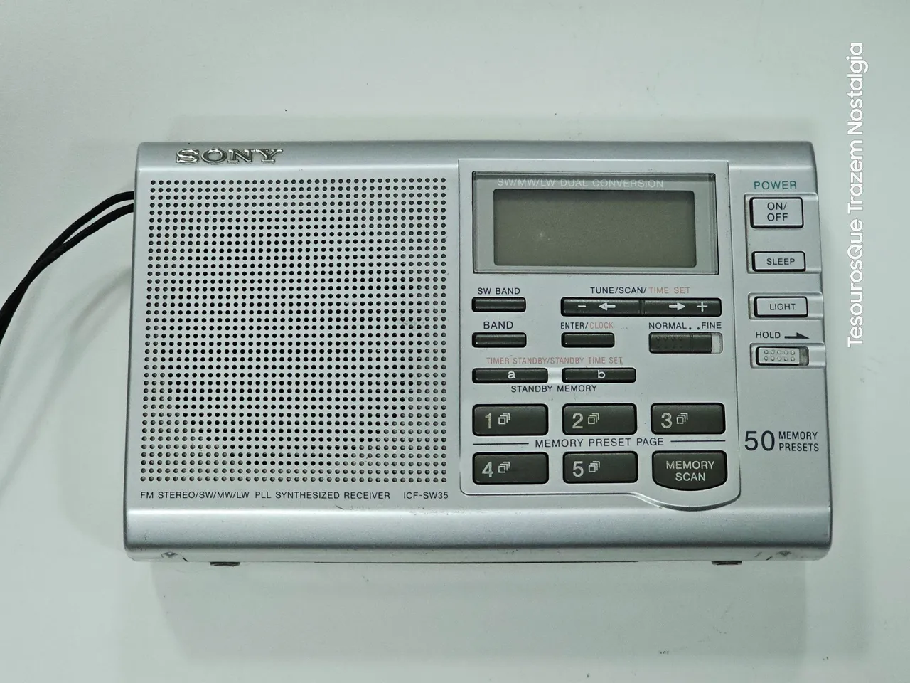 Rádio Sony Icf-5900w Am Fm Ondas Curtas Icf5900 5 Faixas