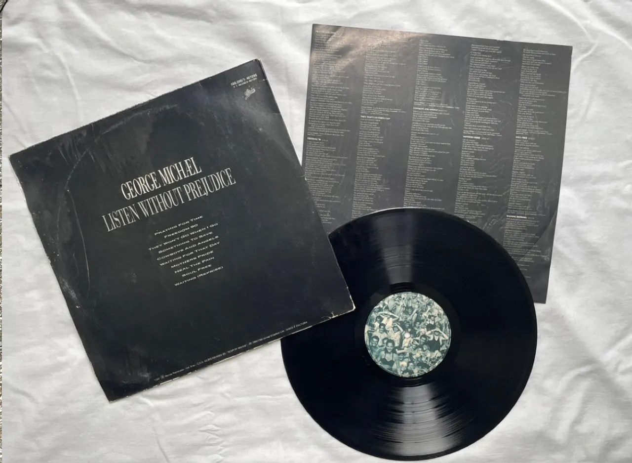George Michael Listen Without Prejudice Vinil - Foto 2