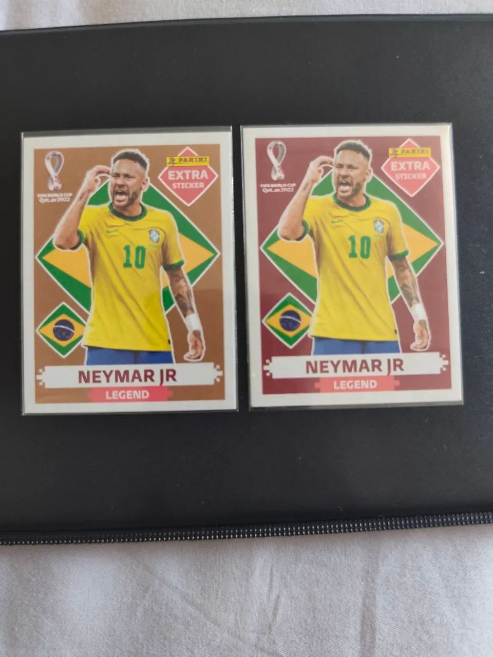 Neymar bronze e roxo 2022