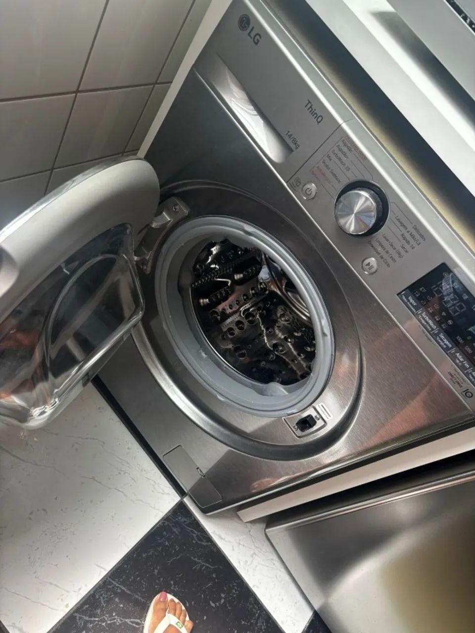Lava e Seca LG VC2 inox 14kg - Foto 2