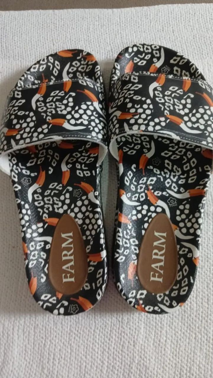 Chinelos FARMI/ várias estampas /numeração variada - Foto 5