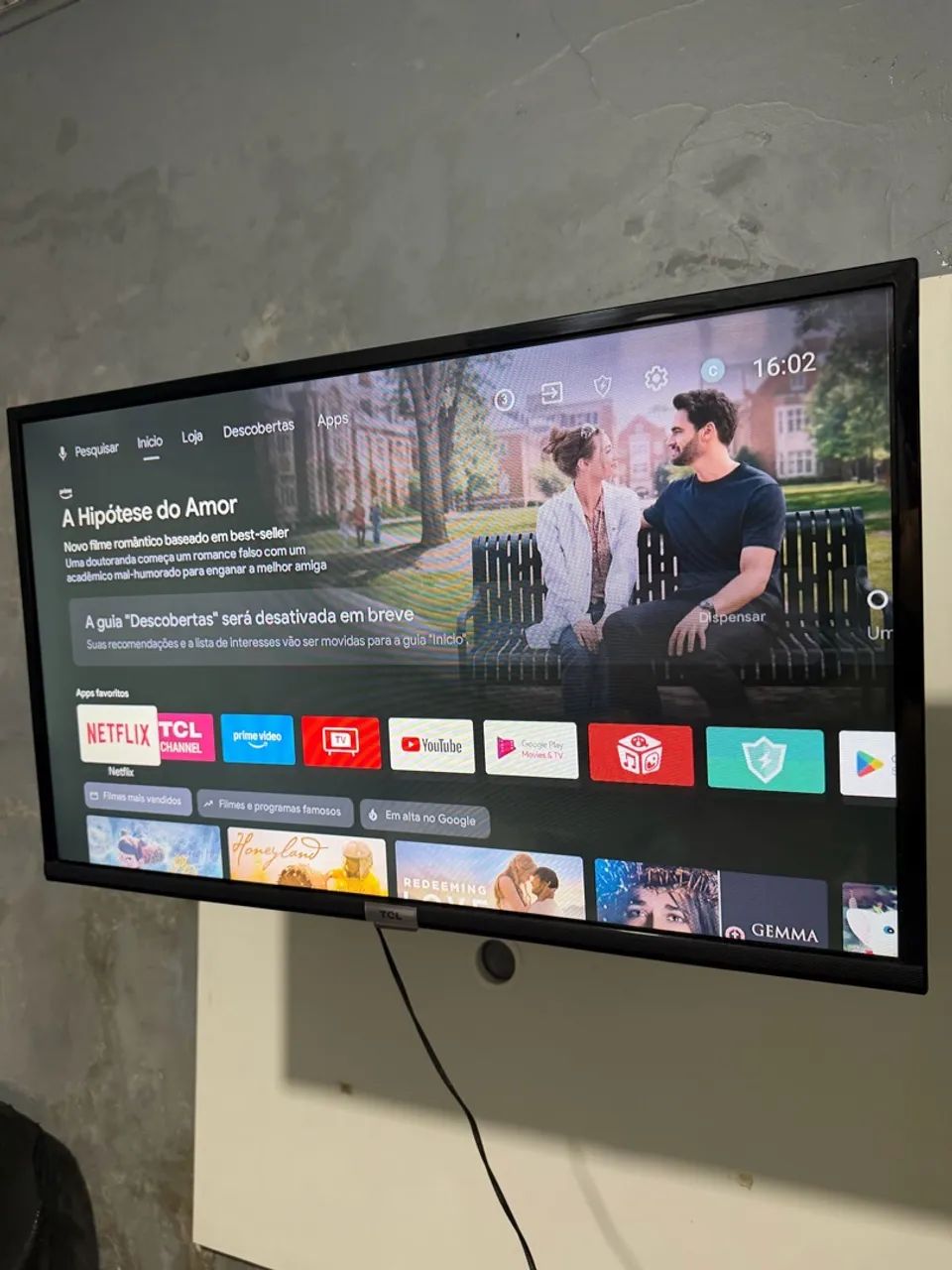 Smart TV TCL 32? em ótimo + braço articulado  - Foto 2