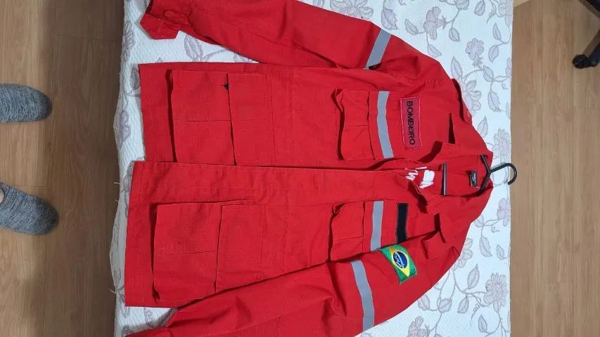 Conjunto de roupa reforçada (calça + jaqueta) resistente - pouco uso - Foto 5