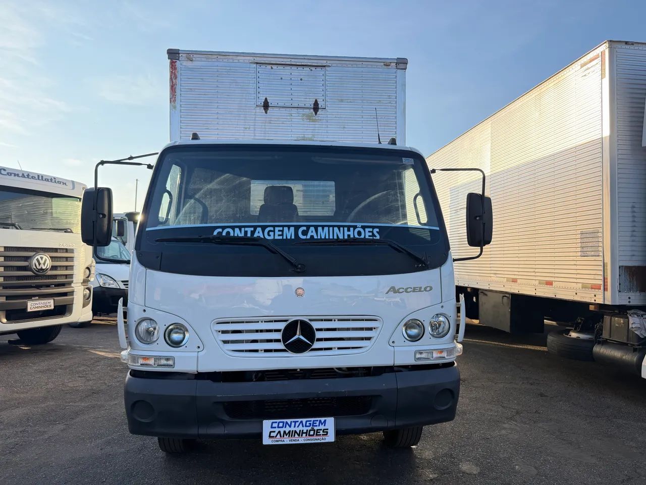 Mb accelo 915 2009 baú chapeado 6.20 raridade  - Foto 4