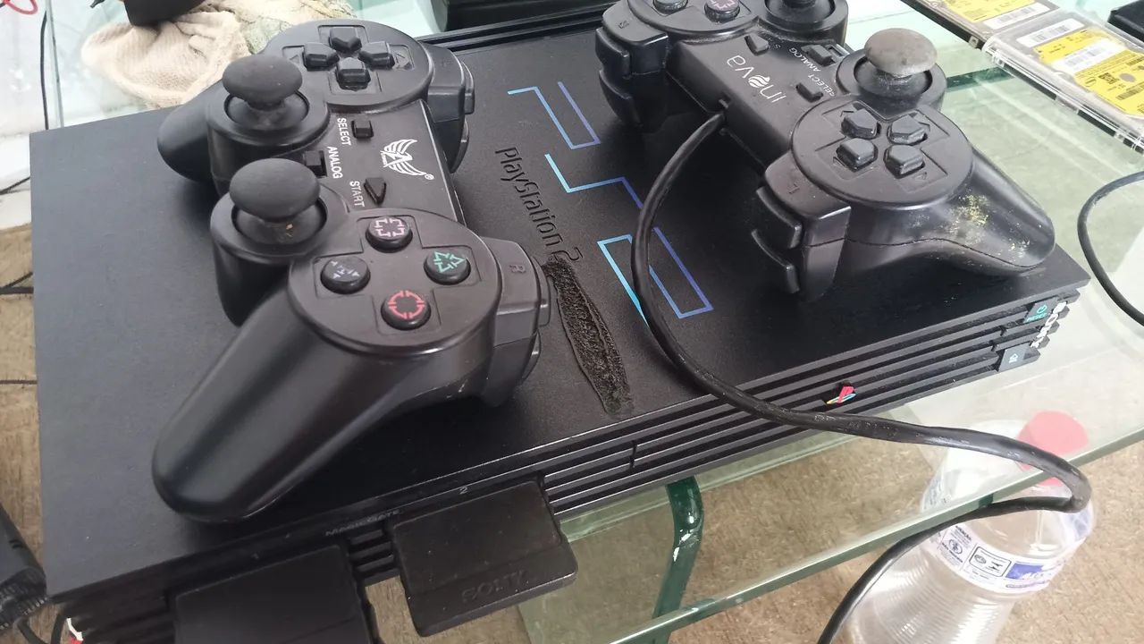 PS2 fat com hd externo  - Foto 2