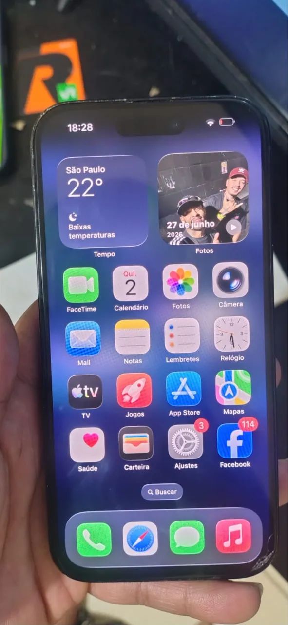 IPhone 14 Pro 256 78% saúde da bateria 