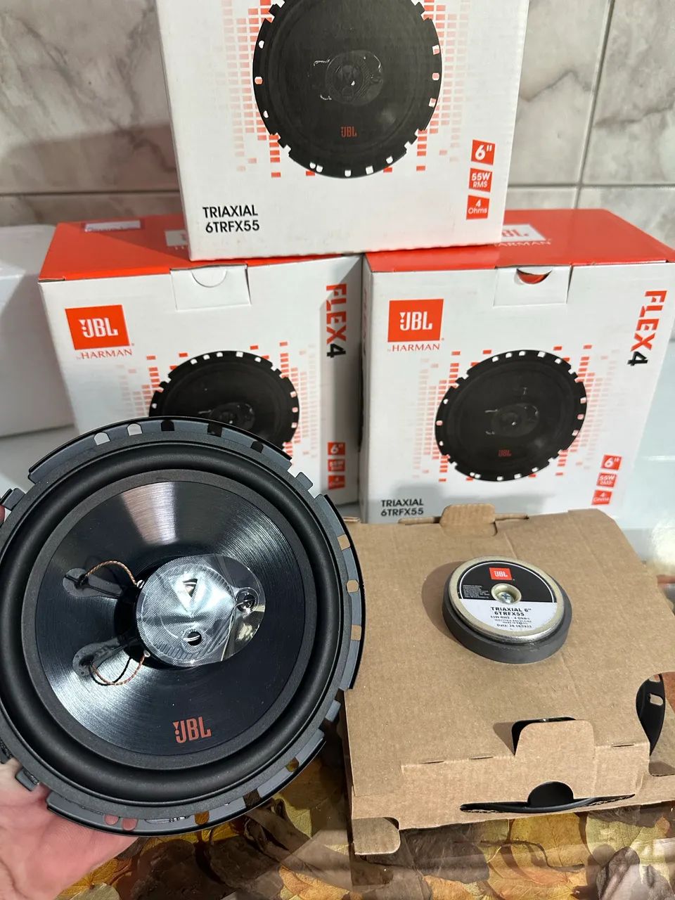 Par Alto falante JBL Flex 4 6pol 55rms