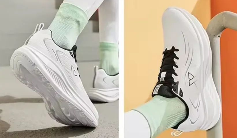 xtep running shoes esportivo de corrida - branco - 42 - Foto 3