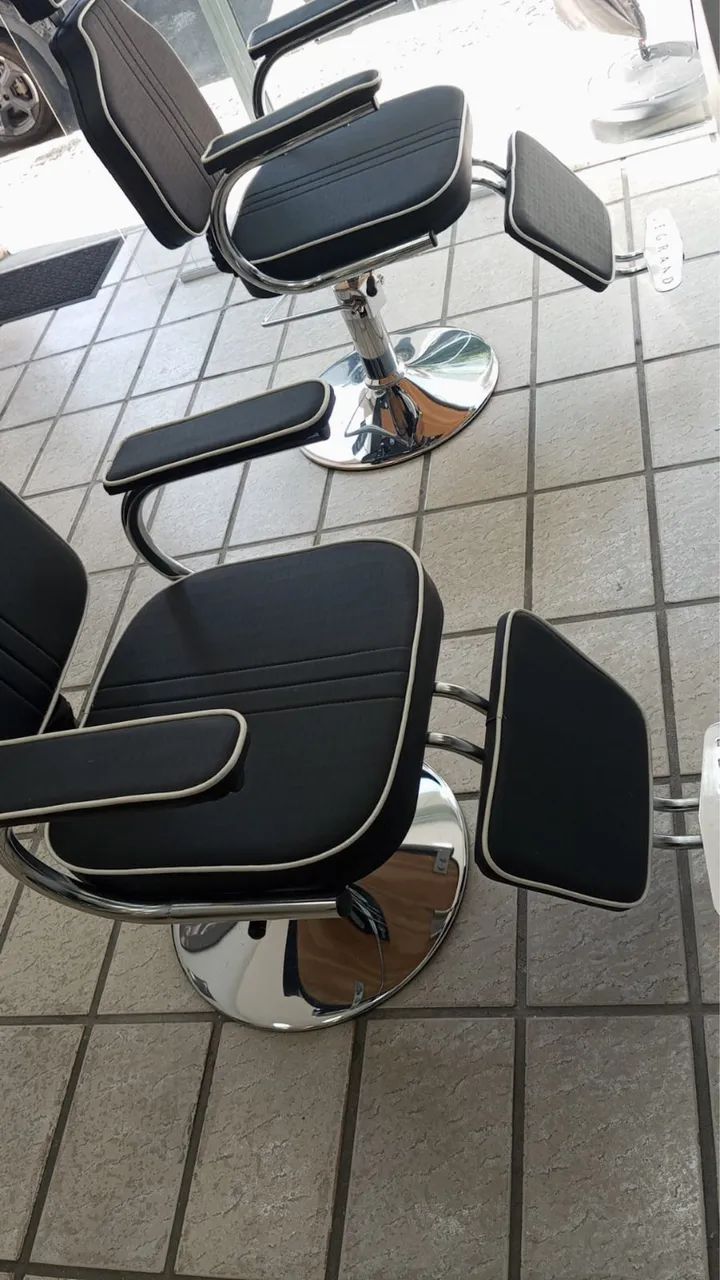 Poltrona reclinável para barbearia 