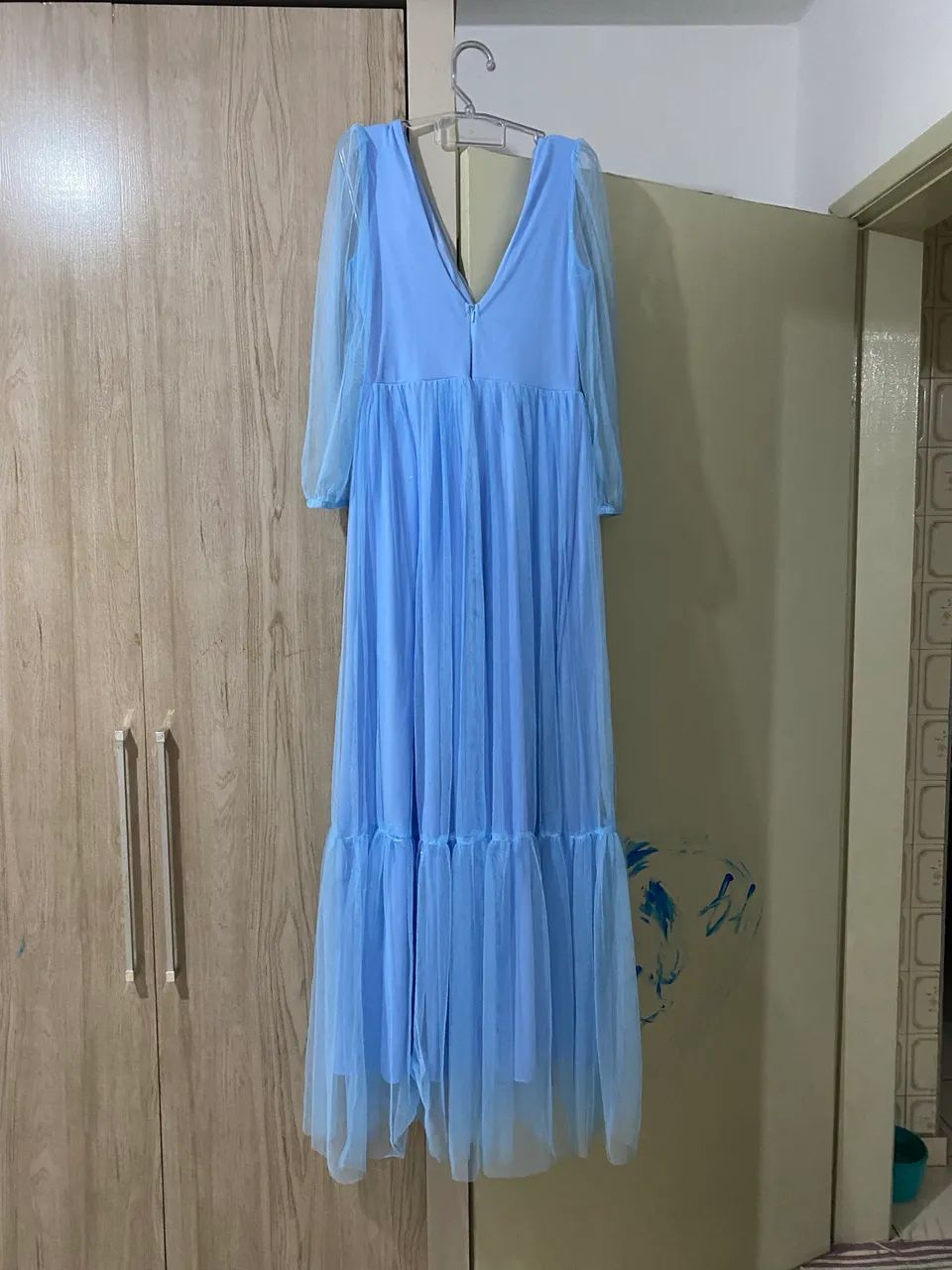 Vende-se Lindo vestido azul - Foto 3