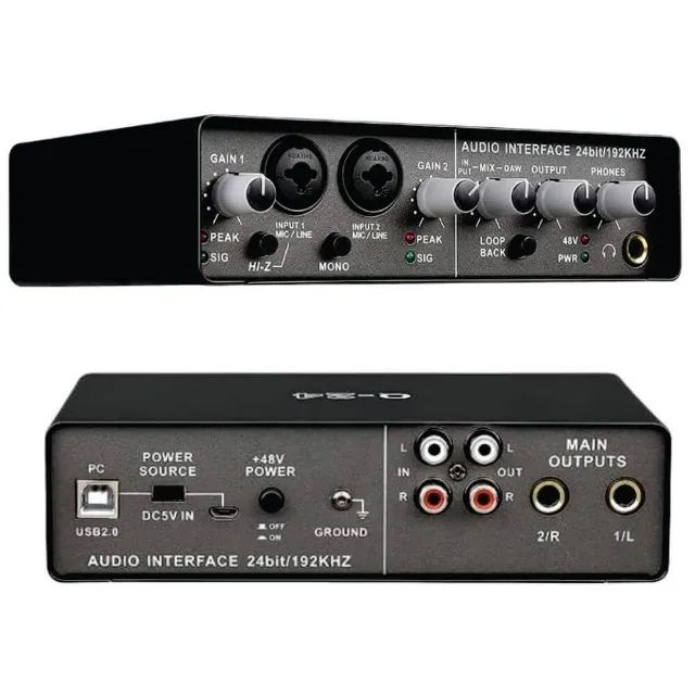 Interface De Áudio Usb Q-24 (LACRADAS) 